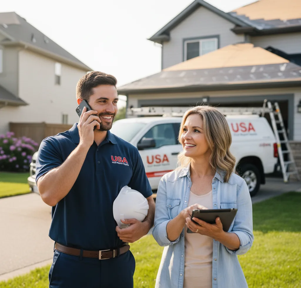 USA Roof Repair Experts customer support in Chickasaw